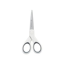 Westcott 16376 공예 가위 12.7cm5인치 티타늄 마이크로 팁 화이트/그레이