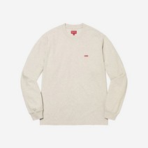 티셔츠 슈프림 스몰 박스 롱슬리브 오트밀 - 23SS Supreme Small Box L/S T-Shirt Oatmeal