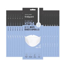 올가드 베이직 마스크 KF94 성인용 대형 낱개포장 100매, 1개입, 100개, 화이트