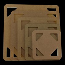 취미 퀼트 diy 도구 아크릴 및 원형 패치워크 템플릿 자 DIY 패브릭, [04] square