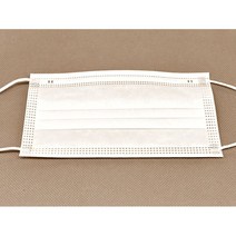 일회용 마스크 화이트 50매 중국산 랜덤배송 3중필터마스크 부직포마스크 대형 마스크 흰색, 1박스