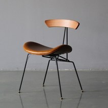 북유럽 거실의자 라운지 카페 임스체어 MOMO-오리지널 이탈리아 철제 식당 의자 북유럽 인더스트리얼 스타, 01 B