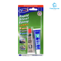 타일 돌 스틸 철제 알루미늄 강력 에폭시 금속접착제 튜브형, 2팩