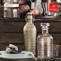 보르미올리 이탈리아산 레트로 유리병 보틀 5종, 오피치나 보틀 1200ml (블랙), 1개