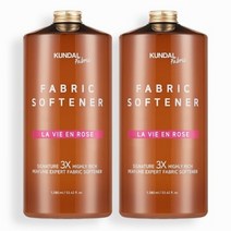 쿤달 3배 초고농축 섬유유연제 1580ml 라비앙로즈 2개