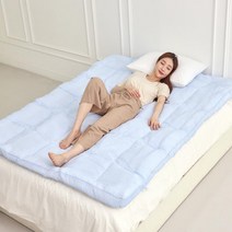 쿨토퍼 쿨링 토퍼 시어서커 냉감 여름 매트리스 깔개 시원한 캠핑용, 본상품선택