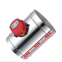 스팀 밸브 220v 24v 12v 스테인레스 스틸 201 댐퍼 57, 80mm, ac220v