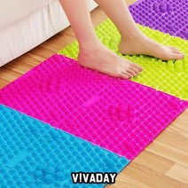 피디엠에스샵_MY DIY지압매트 발매트 지압발판+pdms픞, ★픞_블루