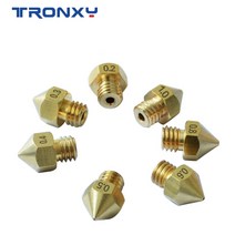 tronxy 1pc mk8 m6 노즐 0.20.30.40.50.60.81.0mm 1.75mm 필라멘트용 j-헤드 압출 노즐 3d 프린터 구리 노즐, 0.5mm