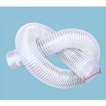 내경 50mm 진공 청소기 호스 벨로우즈 PVC 산업용 먼지 수집 파이프 목공 조각 기계 제거, 01 1 m