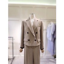 ZOOC V233MSF914 더블 버튼 크롭 자켓 ME