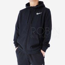 나이키 드라이핏 스우시 로고 후드집업 자켓