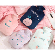 보온 물주머니 실리콘 온수 핫팩, 보온 물주머니 - 라벤더 1000ml