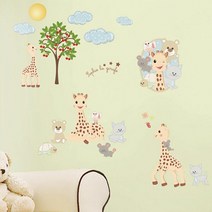 데코시트 소피 더 지라프 포인트시트지 인테리어 집꾸미기 데코시트지 셀프인테리어