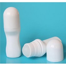 플라스틱 용기 병에 1 pcs 30ml 플라스틱 흰색 롤 30cc 탈취제 화장품 롤온 컨테이너 큰 롤러 볼 새로운 도착