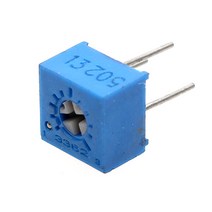 3362P 트리머 가변저항 반고정저항 0.5W 싱글턴 3핀, 500옴