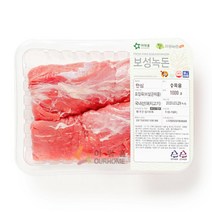 돼지고기 안심 덩어리 1kg 냉장, 단품, 단품