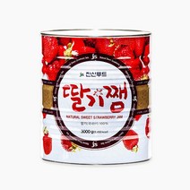 진산 딸기잼 3kg 쨈 스트로베리 식빵 대용량 업소용 캔 통조림