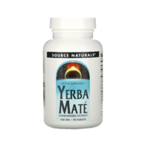 소스 네추럴스 예르바 마테 Yerba Mate 마테잎 추출물 600mg 90정, 1개