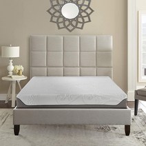 Boyd Sleep 쿨링 에어 플로우 젤 메모리 폼 매트리스 아이스럭스 커버 포함 25.4cm(10인치) 퀸 화이트 412688