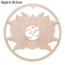 wood pendulum board with stars sun and moon for diination message board 나무 조각 보드 형이상학적 제단 장식, 스타일 6-30.5cm