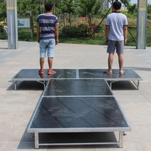 조립식 무대 이동식 행사 지역 축제 부스 실내 낮은무대, 1mx1.5m (높이 고정 접기불가)