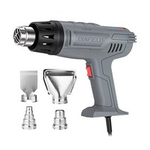 1850W 히트 건 가변 온도 설정 44°C~650°C(100°F~1482°F) 직경 고속 열 열풍 건 내구성 및 과부하 보호 수축 랩 비닐 공예용 노즐 4개 포함 ts 에