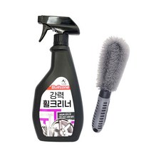 필굿 불스원 강력 휠크리너 600ml + 휠브러쉬, 불스원 휠크리너 600ml + 휠브러쉬