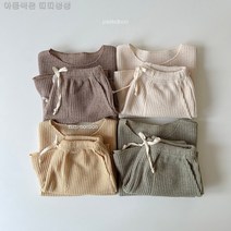 피카부 하찌 세트 4컬러 아동복 아기옷 내의 내복 주니어 잠옷 실내복