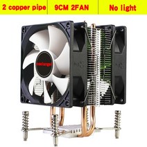 CPU 컴퓨터쿨러 쿨링팬 인텔 가성비 기본순수 구리 히트 파이프 쿨러 핀 음소거 팬 컴퓨터 프로세서 마더, 10 2FAN_01 3 PIN