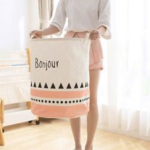 케이프타운 북유럽 스타일 패브릭 바구니, 봉주르, 1개