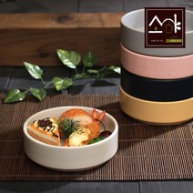 PGM1*^몰소야도자기 여주 이천 나예 원통찬기 3호 그릇 도기식기 접시 형접시 요리 쿠프 통형 쿠프볼 한식 반찬볼^*1췤pgm, *^^옵션*^옐로우
