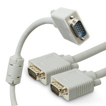 넥스트 DVI 케이블 일체형 2대1 KVM 스위치, NEXT-632DC-KVM