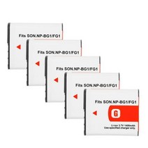 배터리호환 NPBG1 NPFG1 NP BG1 FG1 카메라 소니 DSCH50 DSCH55 DSCH3 DSCH7 DSCH9 DSCH10 DH20 W100 WX1 1400mAh, 3.5 Battery