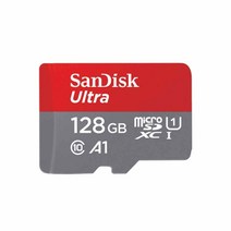 샌디스크 MICRO SD 카드 울트라 128GB A1 QUAB 핸드폰 스마트폰 블랙박스 메모리카드