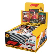 Topps 탑스 F1 카드 터보 어택 시즌 2021-2022 박스 24 팩 포함 스포츠 카드 포뮬러 원 카드 Topps F1 Turbo Attax season 2021-2022 Full Box