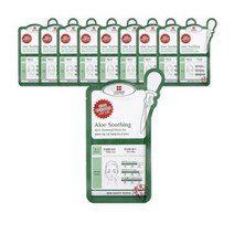 리더스 인솔루션 알로에 수딩 스킨 리뉴얼 알엑스 마스크팩 25ml, 20개, 1개입