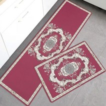 유럽풍 고급 수입 씽크대 바닥 주방 매트 특대 발매트 PVC 씽크매트 대형, D