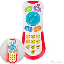 리시안제이 소리나는 아기 리모콘 7개월 아기 장난감 돌전 아기 장난감