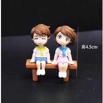 인테리어 조각상 석고조각상 석고상 연인 로맨틱 커플 입상 웨딩 미니어처 신부와 신랑 테라리움 앰프 요정 정원 장식 미니어처 홈 장식 장식, 2