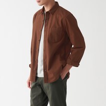 무인양품 MUJI 남성 양면 기모 플란넬 셔츠 ACA77ZZZ