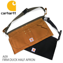칼하트 A09 작업용 네일 공구 보관 앞치마 주머니 에이프런, 갈색, S-M