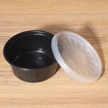 일회용포장 반찬 소스통 AJ 105파이 소 블랙 1000세트, AJ 소스 105파이 소 블랙 1000세트, 1000개, 1개