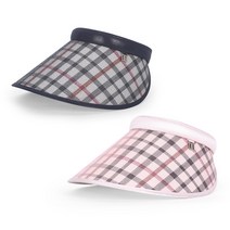 [닥스모자] 빅 체크 썬캡 DK26WSP003