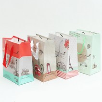 로맨틱 쇼핑백 중 32x26x12 10매입, 1