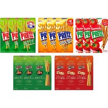 일본빼빼로 pretz 【아마존 한정】글리코 프리츠 작은 상자 먹고 비교해 5종×각 3개 세트 (맛있는 샐러드·로스트·토마토·향미 치킨 맛· 가리비 간장 맛) 안주 스낵, 상품선택