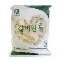 엄지식품 갈비만두 1080g (아이스박스.팩포함가), 1개
