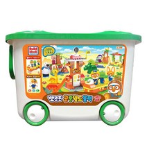 뽀로로 공룡월드 블럭 디럭스 세트, 혼합색상