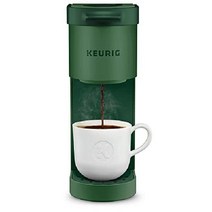 Keurig K-Mini 커피 메이커 싱글 서브 K-Cup 브루 사이즈 블랙 가정용, C 상록수