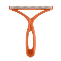 양면 린트 리무버 면도기 의류용 카펫 스웨터 솜털 패브릭 스크레이퍼 브러시 애완 동물 털 제거기 깨끗한 도구, Orange (A)